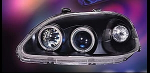 DJ-HD6100  6代喜美 CIVIC '99-00  投射式大燈